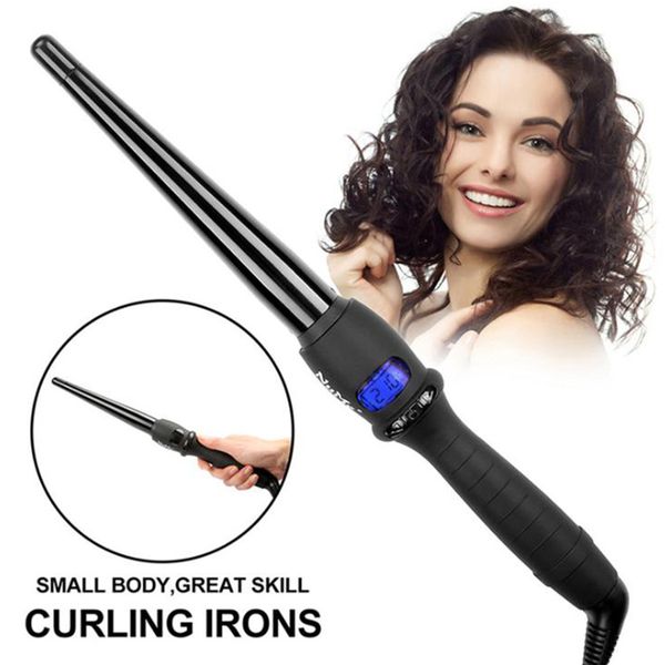 hair curling rollers professional curler irons 19mm lcd display ceramic hair waver pear flower roller curling cone conical hair
hair curling rollers professional curler irons 19mm lcd display ceramic hair waver pear flower roller curling cone conical hair