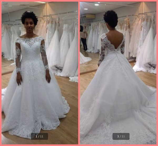 vestido de noiva white long sleeve wedding dress lace appliques open v back elegant court train bridal gowns modest women bride dresses
vestido de noiva white long sleeve wedding dress lace appliques open v back elegant court train bridal gowns modest women bride dresses