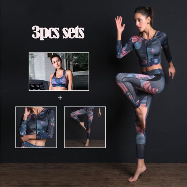 2019 women sport suit yoga fitness sets sport wear running leggings sports bra+coat+workout gym pants 3pcs/set sports yoga sets, White;red
2019 women sport suit yoga fitness sets sport wear running leggings sports bra+coat+workout gym pants 3pcs/set sports yoga sets, White;red