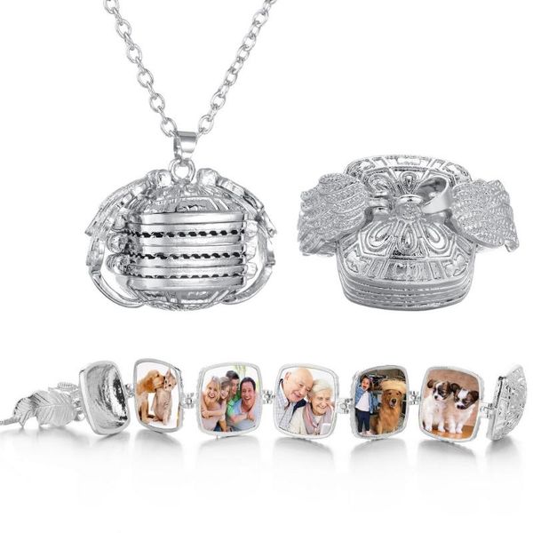 misscycy magic10 expanding ps pendant memorable pendant necklace with medallion angel wings necklace with square, Silver
misscycy magic10 expanding ps pendant memorable pendant necklace with medallion angel wings necklace with square, Silver