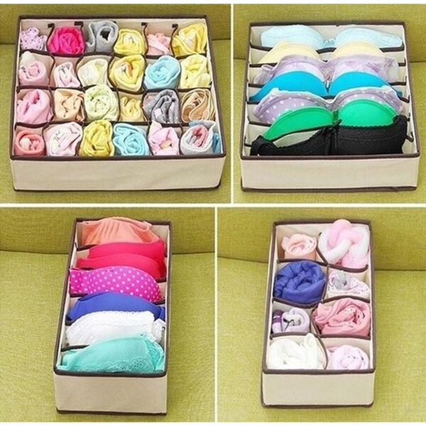 fashion 6/7/8/24-compartment home underwear bra socks storage box holder organizer case
fashion 6/7/8/24-compartment home underwear bra socks storage box holder organizer case