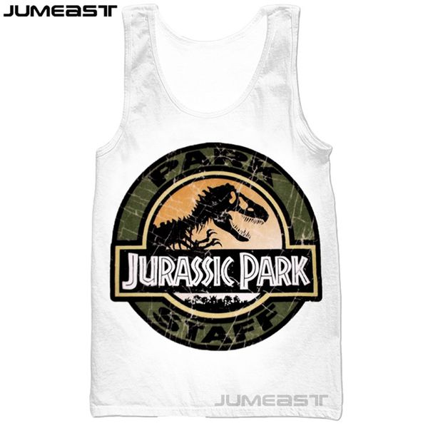 jumeast brand men/women 3d printed vest jurassk park short sleeve sport pullover summer tank tees, White;black
jumeast brand men/women 3d printed vest jurassk park short sleeve sport pullover summer tank tees, White;black