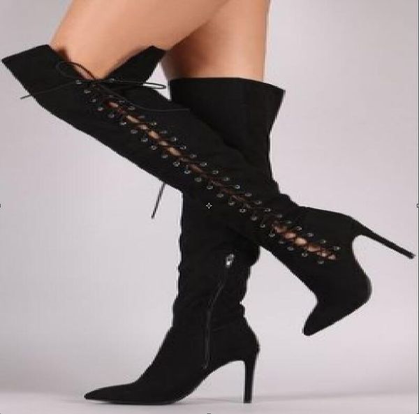 fashion black/gray/leopard flock over-the-knee shoes pointed toe thin heels shoes cross-tied zip women's boots
fashion black/gray/leopard flock over-the-knee shoes pointed toe thin heels shoes cross-tied zip women's boots