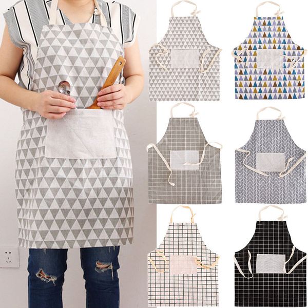 new household merchandises plaids striped cotton linen apron cleaning tool for home cooking baking cleaning supplies
new household merchandises plaids striped cotton linen apron cleaning tool for home cooking baking cleaning supplies