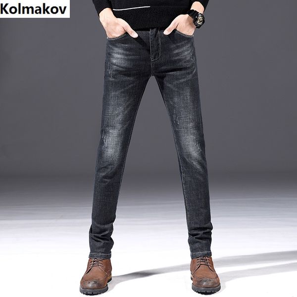 2019 autumn new men brand jeans classic fashion denim skinny jeans men's casual slim fit trousers, Blue
2019 autumn new men brand jeans classic fashion denim skinny jeans men's casual slim fit trousers, Blue