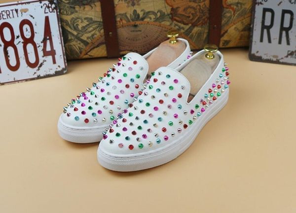 новые натуральная кожа мужская обувь zapatillas superstar повседневный низкие лучшие заклепки мужчины мокасины обувь круглый toe flats da018
новые натуральная кожа мужская обувь zapatillas superstar повседневный низкие лучшие заклепки мужчины мокасины обувь круглый toe flats da018