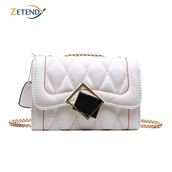 zetendy europe and america rhombus metal shoulder chain small square bag ladies pu leather bag fashion charm wild crossbody
zetendy europe and america rhombus metal shoulder chain small square bag ladies pu leather bag fashion charm wild crossbody