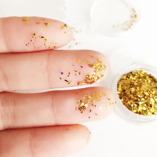 foil sequins nail art stickers 6 color decoration fashion glitter decals diy for women oa66, Silver;gold
foil sequins nail art stickers 6 color decoration fashion glitter decals diy for women oa66, Silver;gold