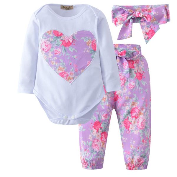newborn baby girl clothes sets bodysuit long sleeve floral pants headbands infant 3pcs outfits playsuit baby girl clothing, White
newborn baby girl clothes sets bodysuit long sleeve floral pants headbands infant 3pcs outfits playsuit baby girl clothing, White