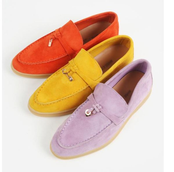 multi color suede leather flat shoes women metal lock decoration slip on causal shoes women loafers real leather, Black
multi color suede leather flat shoes women metal lock decoration slip on causal shoes women loafers real leather, Black
