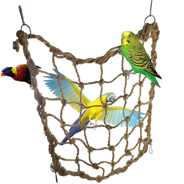 parrot hemp rope tuba to climb network parrot bird toys hemp rope network 123g
parrot hemp rope tuba to climb network parrot bird toys hemp rope network 123g
