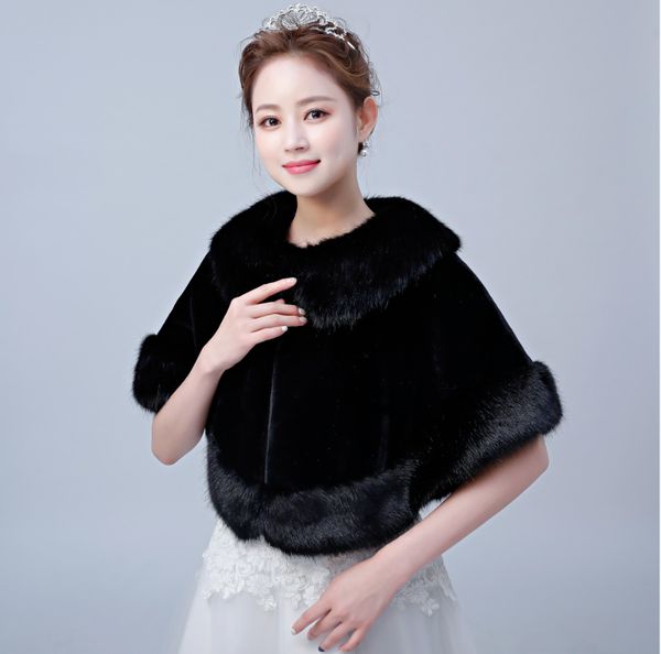 formal dinner lady autumn winter warm thick fox fur banquet dress cape fur black cape coat 2020 new style, White
formal dinner lady autumn winter warm thick fox fur banquet dress cape fur black cape coat 2020 new style, White