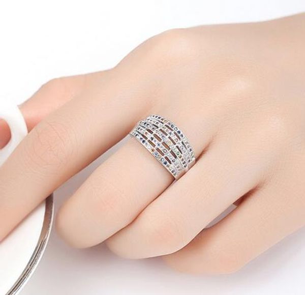 pave setting colorful crystal luxury wedding rings 2019 fashion brand gorgeous sliver color jewelry new big ring, Silver
pave setting colorful crystal luxury wedding rings 2019 fashion brand gorgeous sliver color jewelry new big ring, Silver