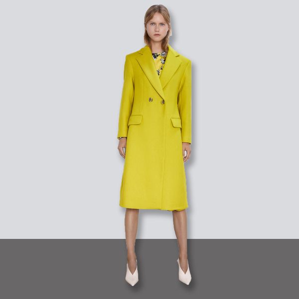 2019 fall winter women yellow slim wool coats simple classic maxi long coat female outerwear manteau femme abrigos street party, Black
2019 fall winter women yellow slim wool coats simple classic maxi long coat female outerwear manteau femme abrigos street party, Black