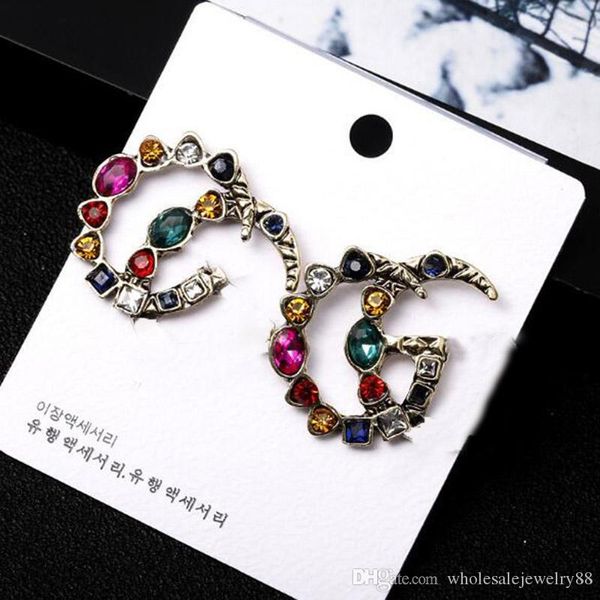 wholesale colorful crystal letters ear studs 925 silver needle earring women girl party jewelry gift accessories, Gray
wholesale colorful crystal letters ear studs 925 silver needle earring women girl party jewelry gift accessories, Gray