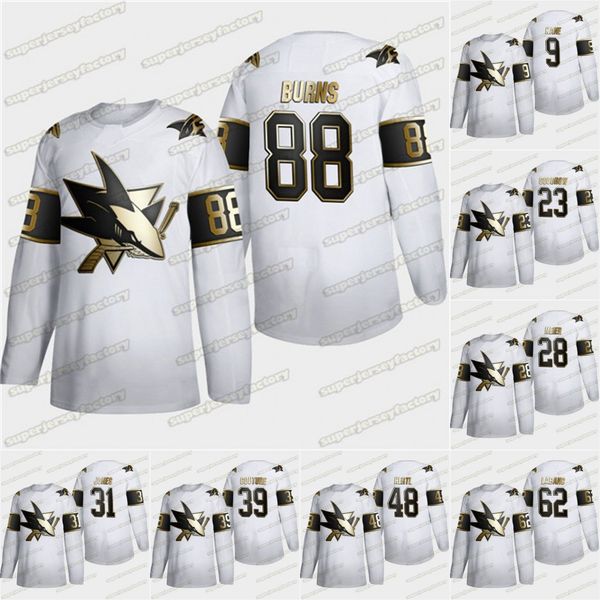 san jose sharks 2020 white golden edition jerseys brent burns erik karlsson evander kane barclay goodrow timo meier martin jones couture, Black;red
san jose sharks 2020 white golden edition jerseys brent burns erik karlsson evander kane barclay goodrow timo meier martin jones couture, Black;red