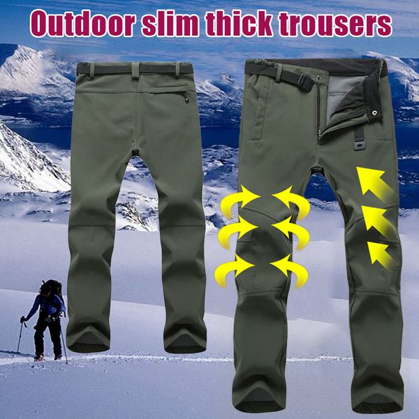newly men waterproof outdoor winter thermals pants windproof trousers for hiking skiing fif66, Black
newly men waterproof outdoor winter thermals pants windproof trousers for hiking skiing fif66, Black