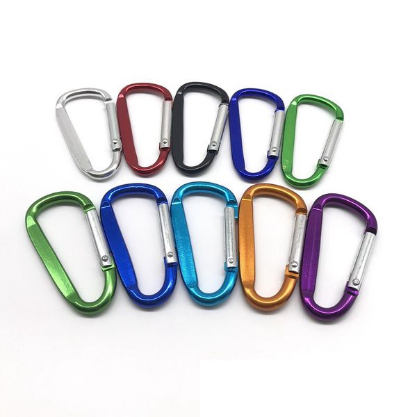 new design aluminum alloy d-ring snap spring hook carabiner lock clip keychain climbing backpack mix color high quality
new design aluminum alloy d-ring snap spring hook carabiner lock clip keychain climbing backpack mix color high quality