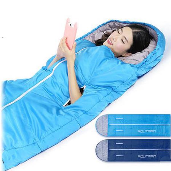 outdoor thermal sleeping bag envelope hooded travel camping keep warm water resistant sleeping bags lazy bag/120803
outdoor thermal sleeping bag envelope hooded travel camping keep warm water resistant sleeping bags lazy bag/120803
