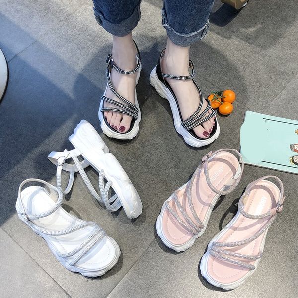 fashion womens shoes 2020 clear heels muffins shoe rhinestone sandals suit female beige all-match wedge med flat, Black
fashion womens shoes 2020 clear heels muffins shoe rhinestone sandals suit female beige all-match wedge med flat, Black