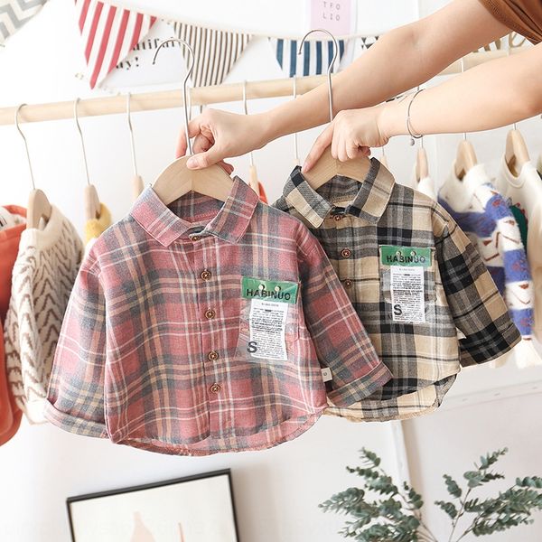 clothing boys' autumn shirt children's clothing 2020 baby's shirt plaid children's clothes fashion, White;black
clothing boys' autumn shirt children's clothing 2020 baby's shirt plaid children's clothes fashion, White;black