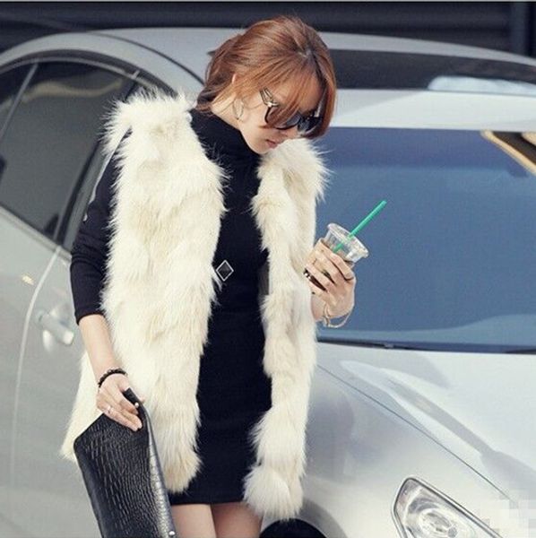 women's fur & faux furry women vest 2021 luxury robe winter long waistcoat female vintage workwear r19, Black
women's fur & faux furry women vest 2021 luxury robe winter long waistcoat female vintage workwear r19, Black