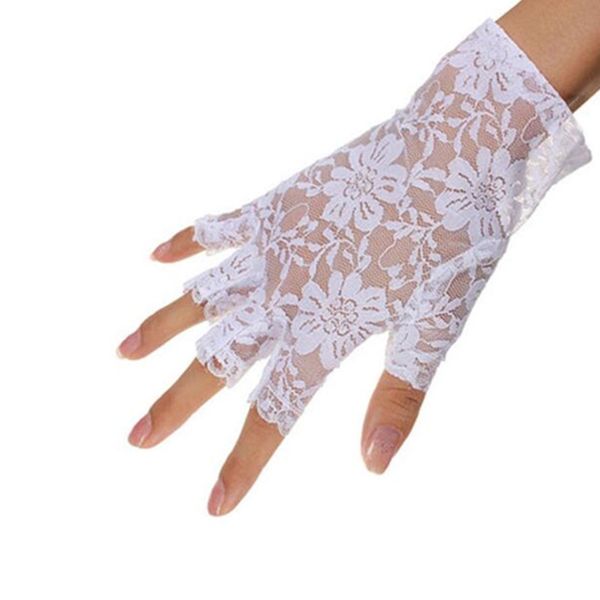 1 pair fingerless new half finger gloves sunscreen lace gloves accessories women, Blue;gray
1 pair fingerless new half finger gloves sunscreen lace gloves accessories women, Blue;gray