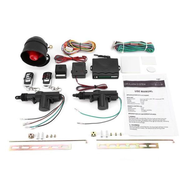 new universal vehicle remote central lock keyless entry system 2 car door remote central locking kit + anti-theft alarm tool set
new universal vehicle remote central lock keyless entry system 2 car door remote central locking kit + anti-theft alarm tool set
