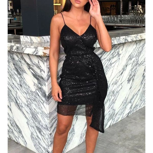 irregular slim strap sequined dress women strapless cut out bodycon dress clubwear summer 2019 mini sequins vestidos mujer, Black;gray
irregular slim strap sequined dress women strapless cut out bodycon dress clubwear summer 2019 mini sequins vestidos mujer, Black;gray