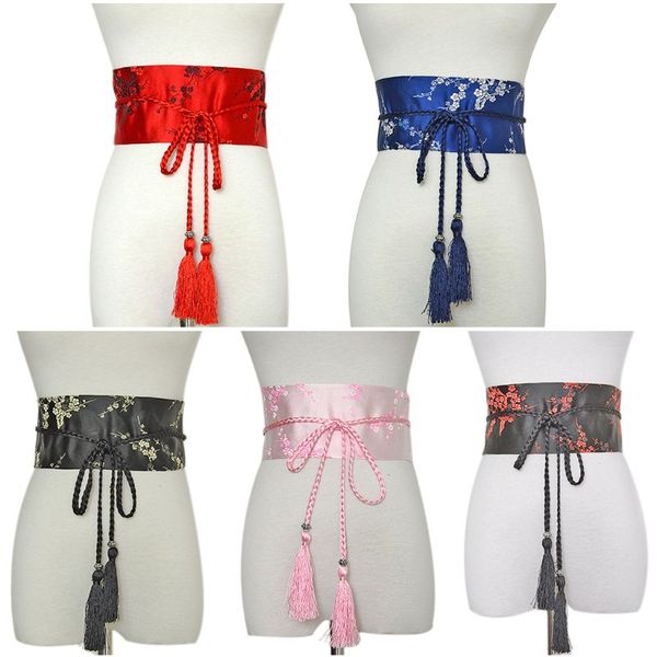 ethnic style ladies women belt tassel straps girdle embroidery wide waist strap clothing accessories skirt belts, Black;brown
ethnic style ladies women belt tassel straps girdle embroidery wide waist strap clothing accessories skirt belts, Black;brown