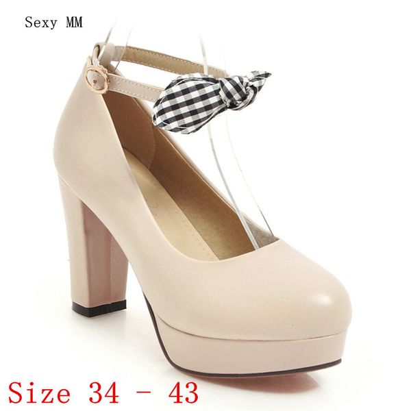 women high heel shoes platform pumps woman high heels party wedding shoes kitten heels plus size 34 - 40 41 42 43, Black
women high heel shoes platform pumps woman high heels party wedding shoes kitten heels plus size 34 - 40 41 42 43, Black