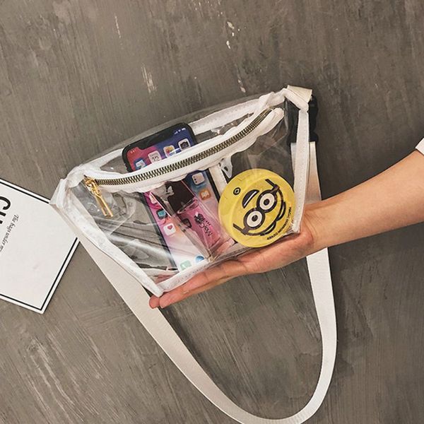 women transparent waist bag pvc fanny hip packs girls phone pouch chest purse
women transparent waist bag pvc fanny hip packs girls phone pouch chest purse
