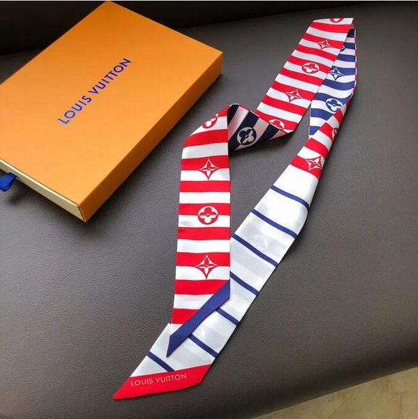 2020 fashion brand designer silk scarf hair band super soft level silk ribbon louìs vuìttõn headband bow tie handbag strap, Blue;gray
2020 fashion brand designer silk scarf hair band super soft level silk ribbon louìs vuìttõn headband bow tie handbag strap, Blue;gray