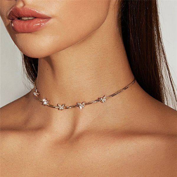 10pcs/lot fashion geometric single necklace rhinestone butterfly snake chain women gift chokers necklace jewelry accessories, Golden;silver
10pcs/lot fashion geometric single necklace rhinestone butterfly snake chain women gift chokers necklace jewelry accessories, Golden;silver