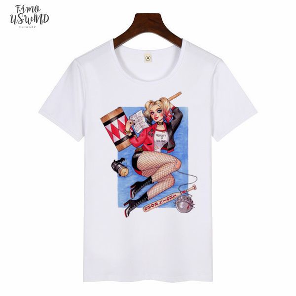 harley quinn print t shirt 2020 womens the joker shirt graphic tees women casual t shirt fashion the black friday, White
harley quinn print t shirt 2020 womens the joker shirt graphic tees women casual t shirt fashion the black friday, White
