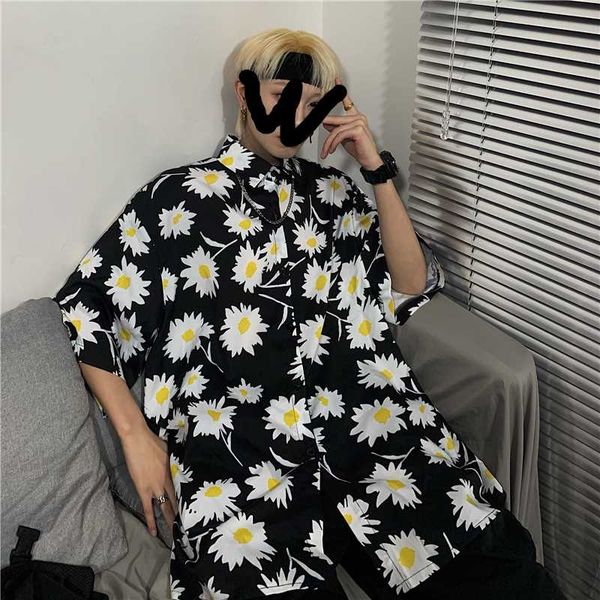 women shirts summer 2020 blouses vintage fashion daisy letter printing loose casual men streetwear hip hop black short sleeve, White
women shirts summer 2020 blouses vintage fashion daisy letter printing loose casual men streetwear hip hop black short sleeve, White