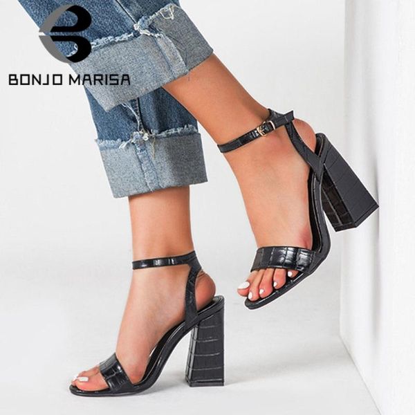 bonjomarisa female solid ankle strap open toe high heels sandals women 2020 casual fashion elegant shoes woman, Black
bonjomarisa female solid ankle strap open toe high heels sandals women 2020 casual fashion elegant shoes woman, Black