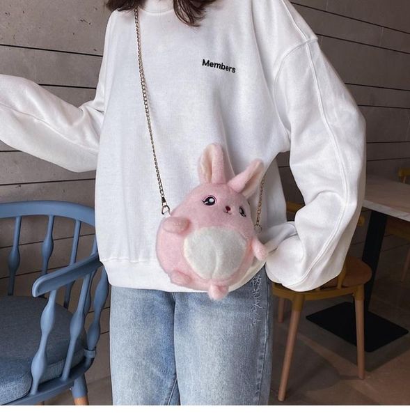 2020 autumn and winter new ladies shoulder bag cute student children cartoon plush chain bag women's crossbody
2020 autumn and winter new ladies shoulder bag cute student children cartoon plush chain bag women's crossbody