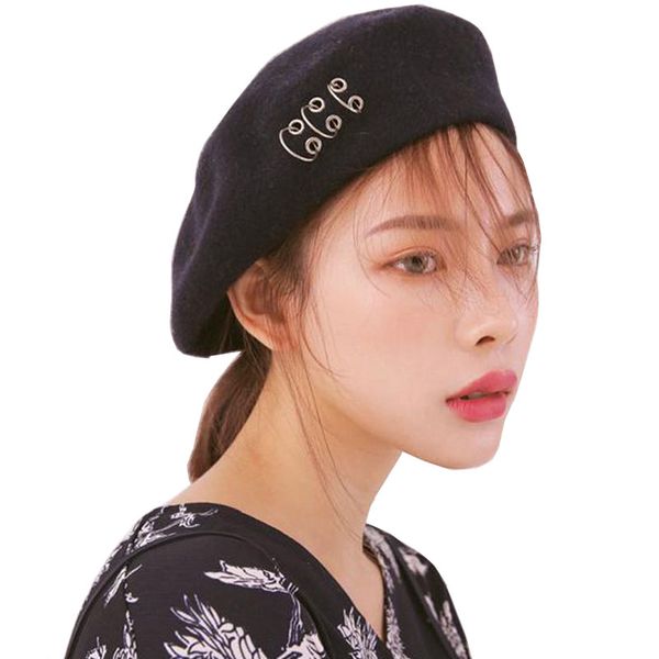 korean style vintage painter hat winter woolen sweet round circle female beret hat boinas para mujer berretto donna, Blue;gray
korean style vintage painter hat winter woolen sweet round circle female beret hat boinas para mujer berretto donna, Blue;gray