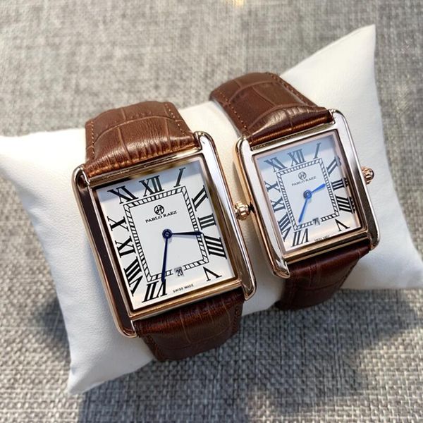 pablo raez new fashion square dial luxury quartz men watches leather sport watches women clock wristwatch lovers watches, Slivery;brown
pablo raez new fashion square dial luxury quartz men watches leather sport watches women clock wristwatch lovers watches, Slivery;brown