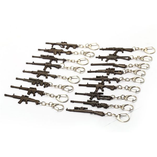 17pcs/set pubg fps game player unknown's battle grounds 3d keychain car bag eat chicken game men chaveiro kids gifts, Silver
17pcs/set pubg fps game player unknown's battle grounds 3d keychain car bag eat chicken game men chaveiro kids gifts, Silver