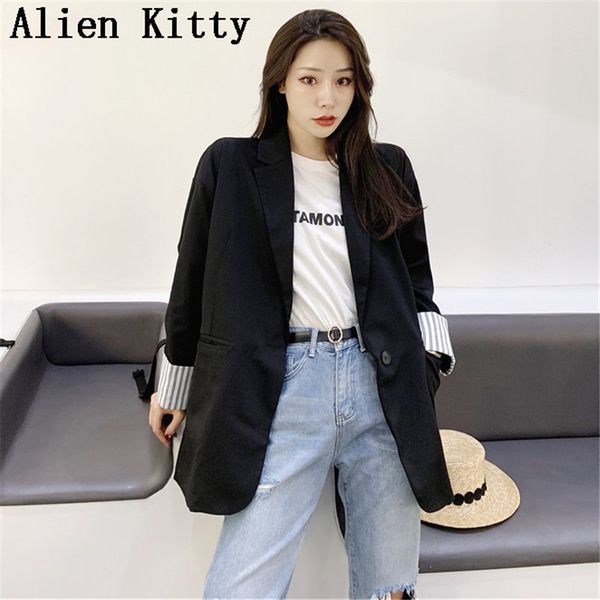 alien kitty 2019 new style single button solid notched autumn casual female coat office lady long sleeve blazers 2 colors, White;black
alien kitty 2019 new style single button solid notched autumn casual female coat office lady long sleeve blazers 2 colors, White;black