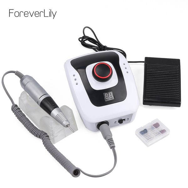 20w 35000rpm electric manicure nail art drill pen machine set for nail pedicure equipment electric fingernail files tools, Silver
20w 35000rpm electric manicure nail art drill pen machine set for nail pedicure equipment electric fingernail files tools, Silver