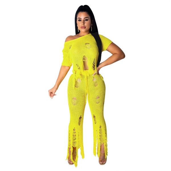 fashion solid 2 piece set women pant and office lady elastic waist female pants set hole women matching, White
fashion solid 2 piece set women pant and office lady elastic waist female pants set hole women matching, White