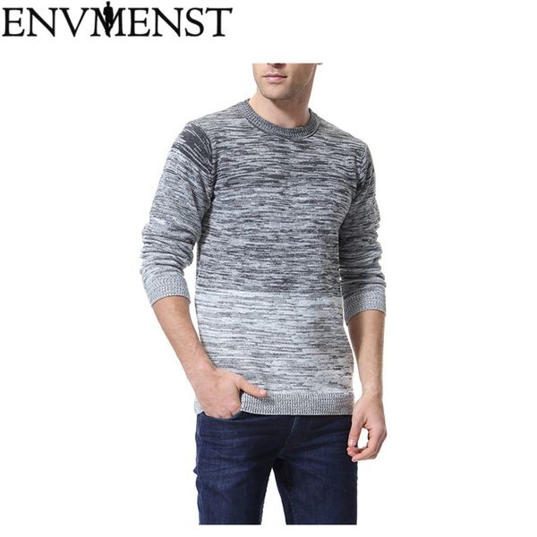 envmenst 2018 new autumn men pullover sweaters knitting fashion gradient color splicing casual man knitwear, White;black
envmenst 2018 new autumn men pullover sweaters knitting fashion gradient color splicing casual man knitwear, White;black