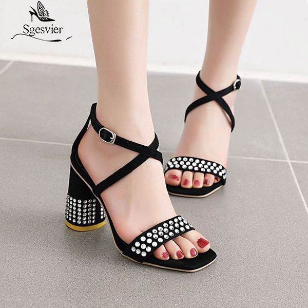 sgesvier 2020 new women sandals square high heels summer shoes female rhinestone fashion party wedding shoes female ladies, Black
sgesvier 2020 new women sandals square high heels summer shoes female rhinestone fashion party wedding shoes female ladies, Black