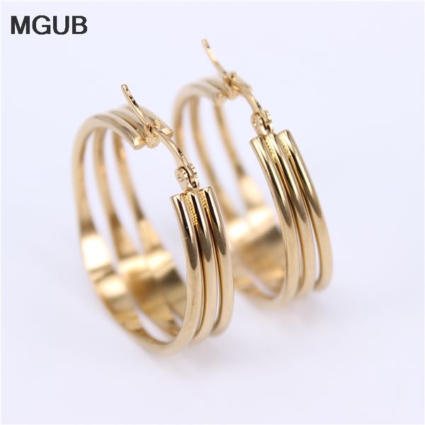 new design stainless steel hoop earrings for women gold color rock punk round circle hoop earring party gift lh767, Golden;silver
new design stainless steel hoop earrings for women gold color rock punk round circle hoop earring party gift lh767, Golden;silver