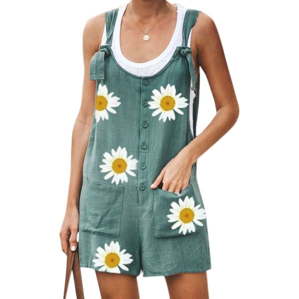 vicabo women's playsuits floral printed sleeveless summer playsuits women clothing ladies combishorts pour femmes #w, Black;white
vicabo women's playsuits floral printed sleeveless summer playsuits women clothing ladies combishorts pour femmes #w, Black;white