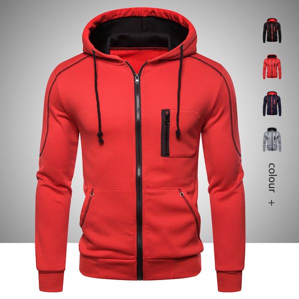 2020 autumn winter mens jackets hooded coats male casual zipper sweatshirts man tracksuit fashion jacket mens clothing outerwear, Black
2020 autumn winter mens jackets hooded coats male casual zipper sweatshirts man tracksuit fashion jacket mens clothing outerwear, Black