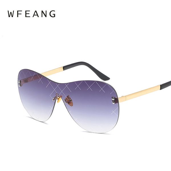 wfeang 2018 new gradual change sunglasses women vintage colorful retro fashion rimless sun glasses women's brand eyewear uv400, White;black
wfeang 2018 new gradual change sunglasses women vintage colorful retro fashion rimless sun glasses women's brand eyewear uv400, White;black